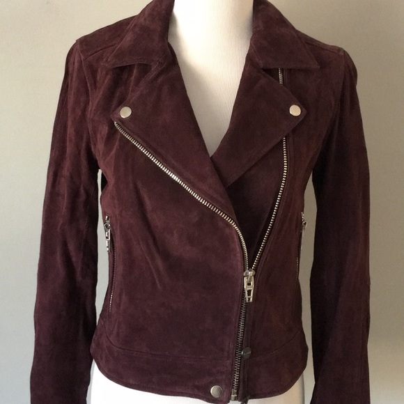 plum moto jacket